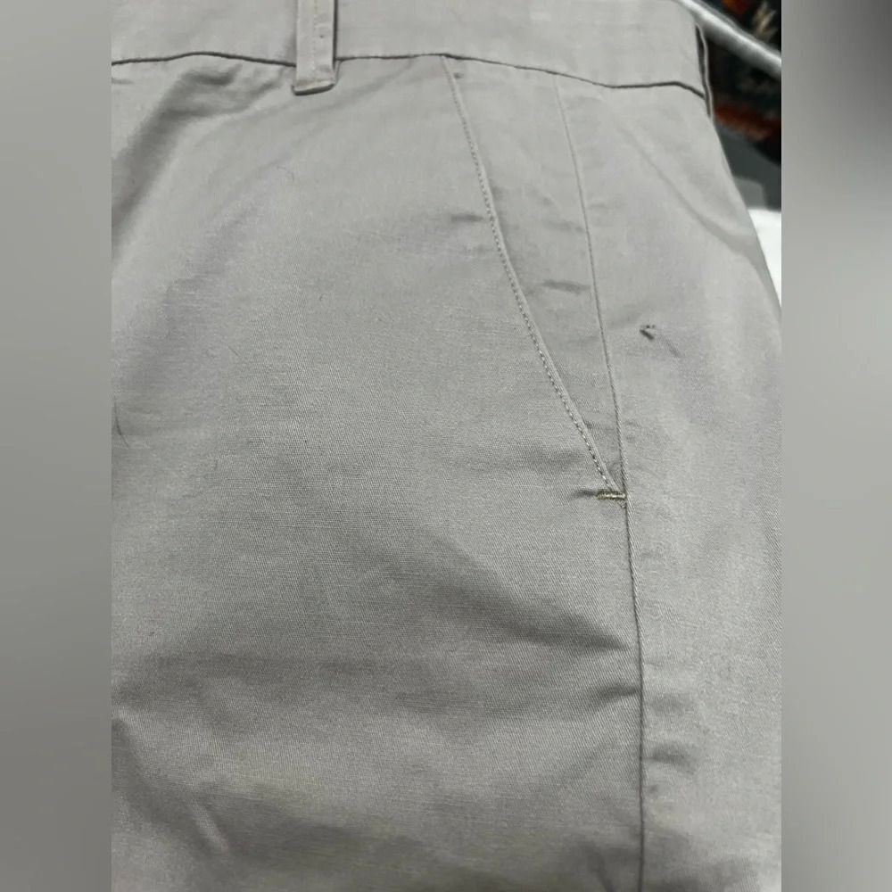 Vince Low-Rise Washed Cotton Crop Pant size 8 Lunar Dust gray - Picture 9 of 14